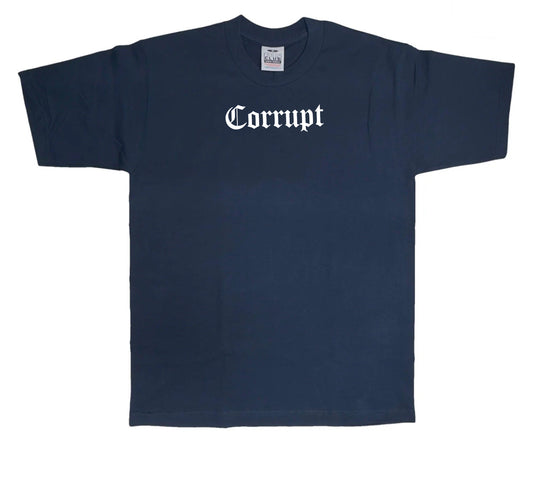 Basic Corrupt Navy Blue Tee